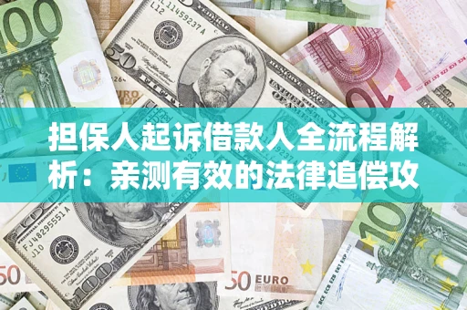 北京担保人起诉借款人全流程解析：亲测有效的法律追偿攻略
