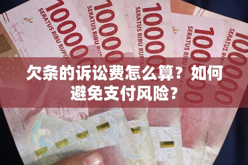北京欠条的诉讼费怎么算？如何避免支付风险？